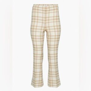 Wilfred Sequence Plaid Flare Trousers